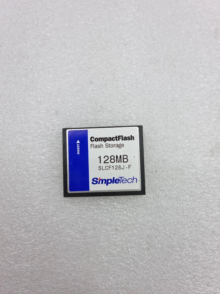 SimpleTech 128MB Compact Flash Storage Card SLCF128J-F For Lauer Embedded Pc